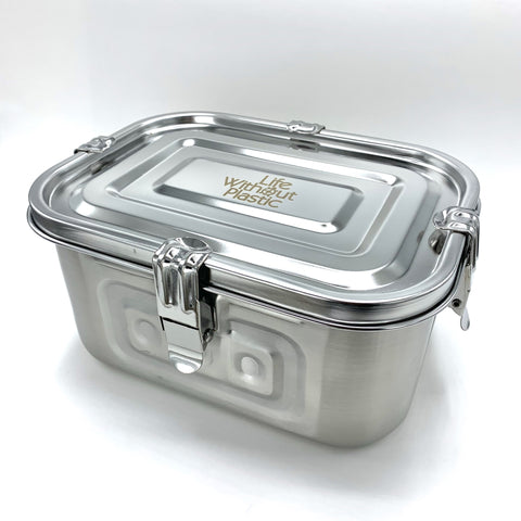 zero-waste versatile plastic-free stainless steel airtight sandwich  container